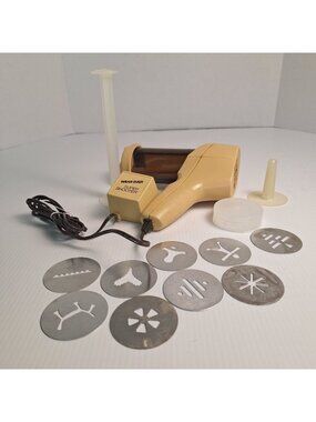 VINTAGE 1970'S WEAR-EVER SUPER SHOOTER ELECTRIC FOODGUN MODEL 70123 ORIGINAL BOX
